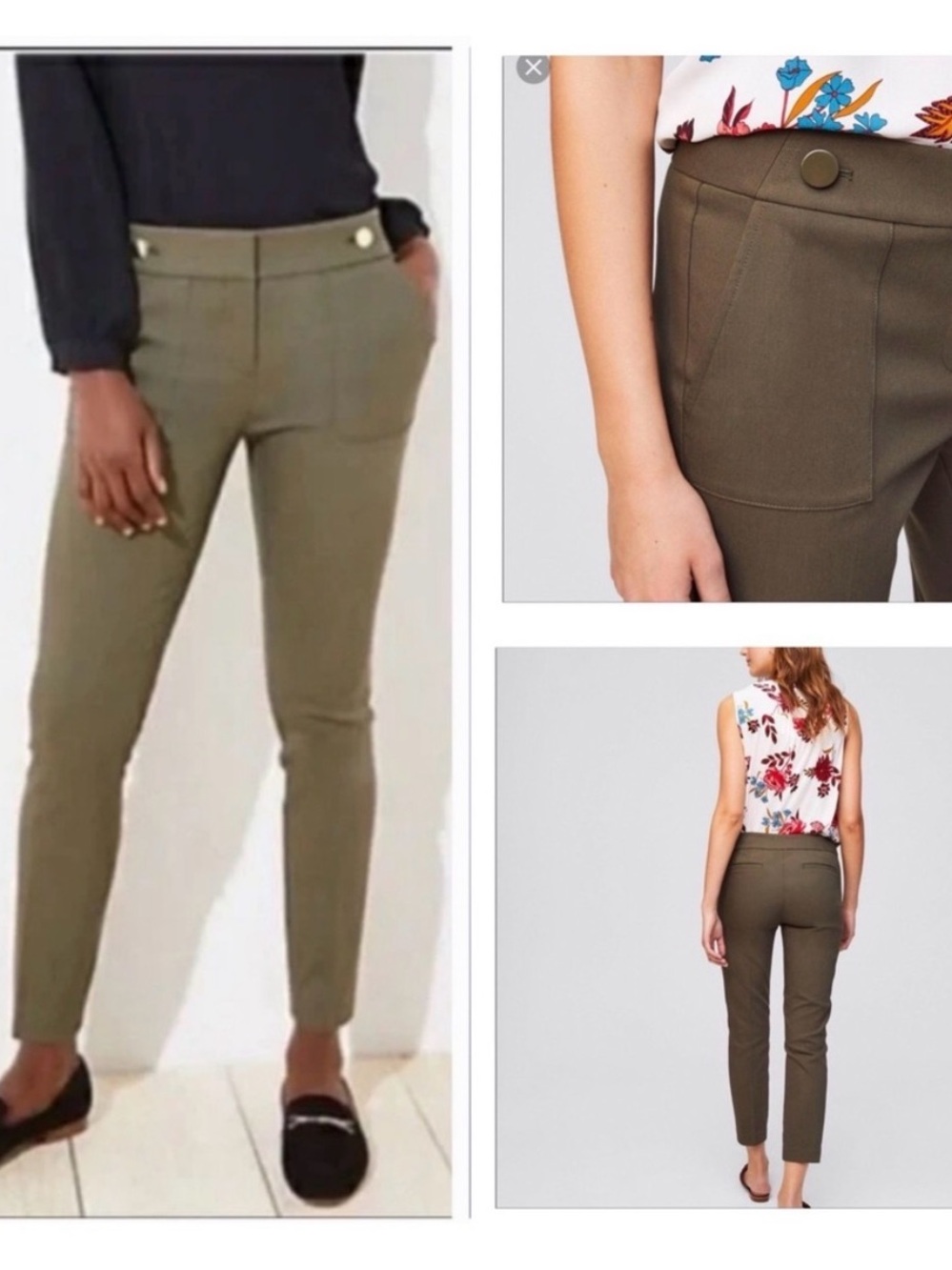 Marisa Skinny Men's Olive Green Skinny Pants
